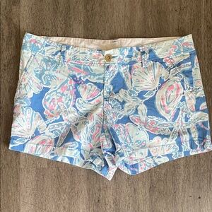 Lilly Pulitzer Callahan Shorts Seashell‎ • Size 16